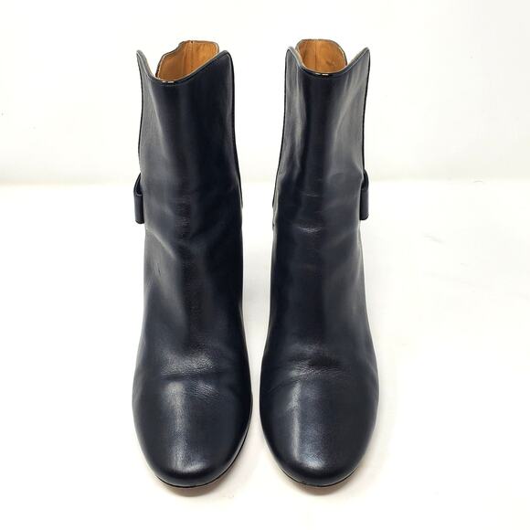 Tory Burch Kira 70MM Bootie Leather Ankle Boots Perfect Black 59585 Size US 9 - Picture 5 of 11